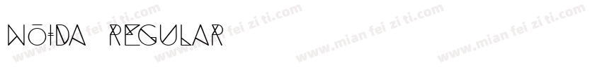NOIDA Regular字体转换